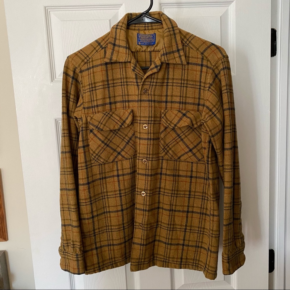 Vintage Pendleton 100% Wool Button Up Shirt
